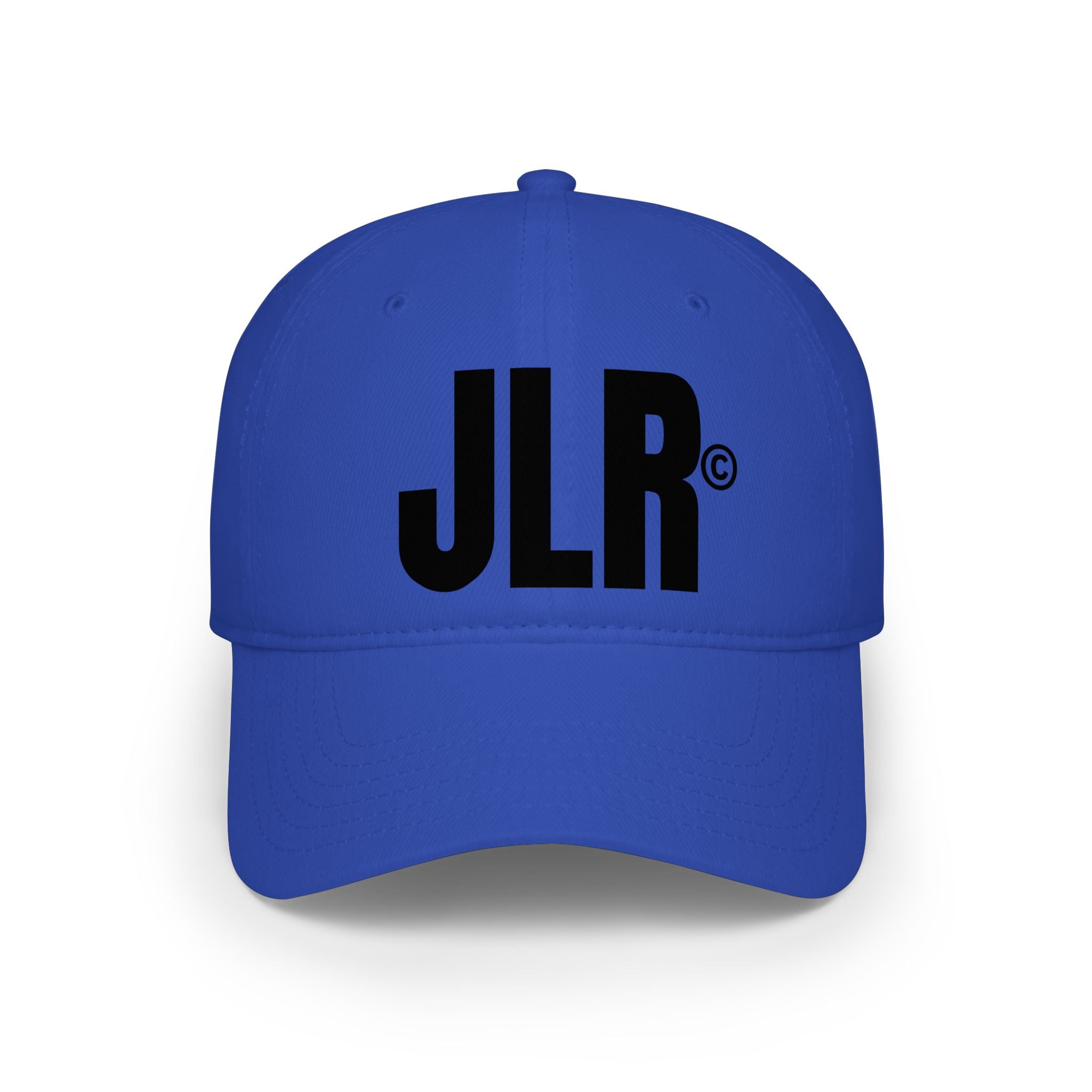 JLR© Initials baseball cap — royal blue low profile dad hat — JLR Investigates