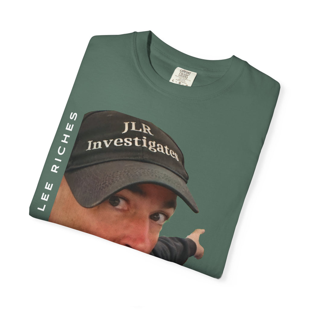 Investigates T-Shirt — Jonathan Lee Riches Investigates Tee