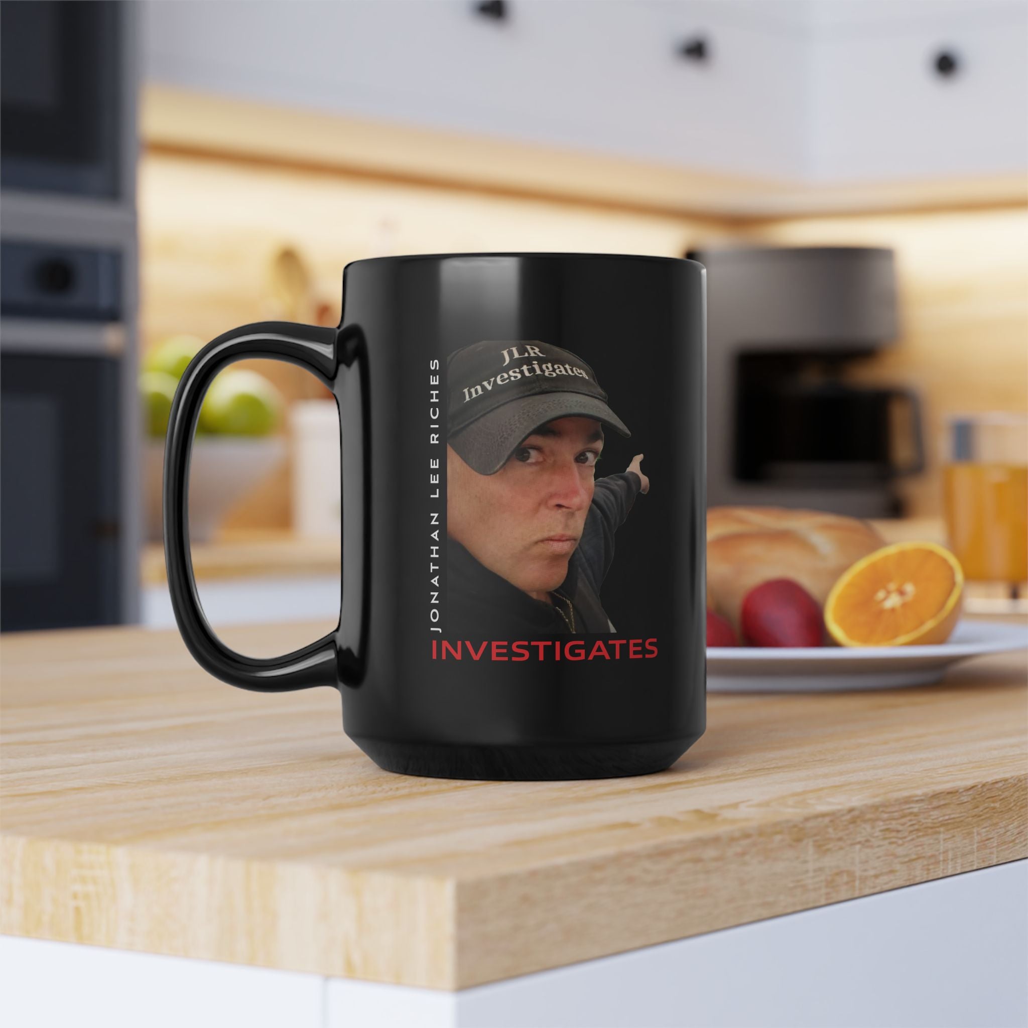 Black Coffee Mug | Inspirational Black Coffee Cup 15oz — Jonathan Lee Riches Investigates