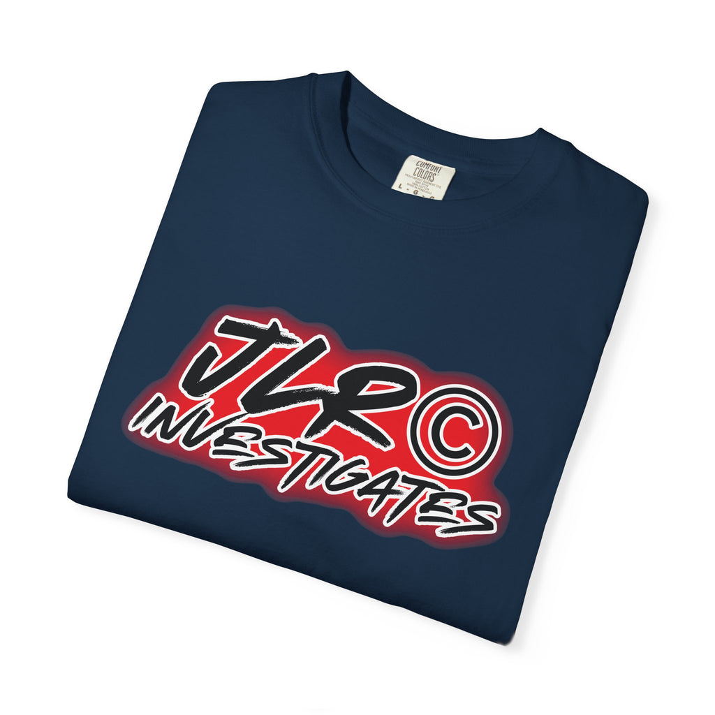JLR© Investigates T-Shirt — Graphic Logo Tee