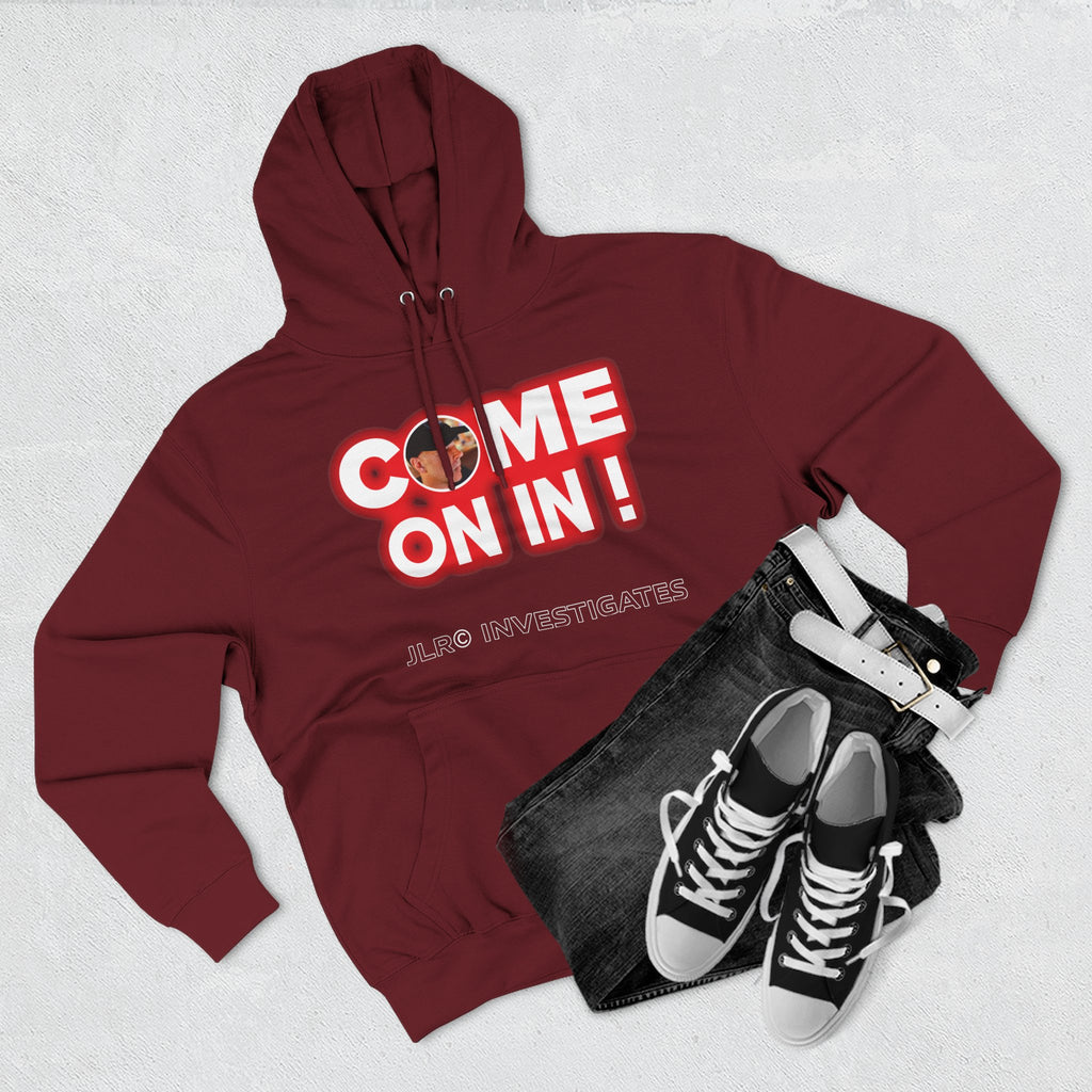 Come On In! JLR© Investigates Three-Panel Fleece Hoodie