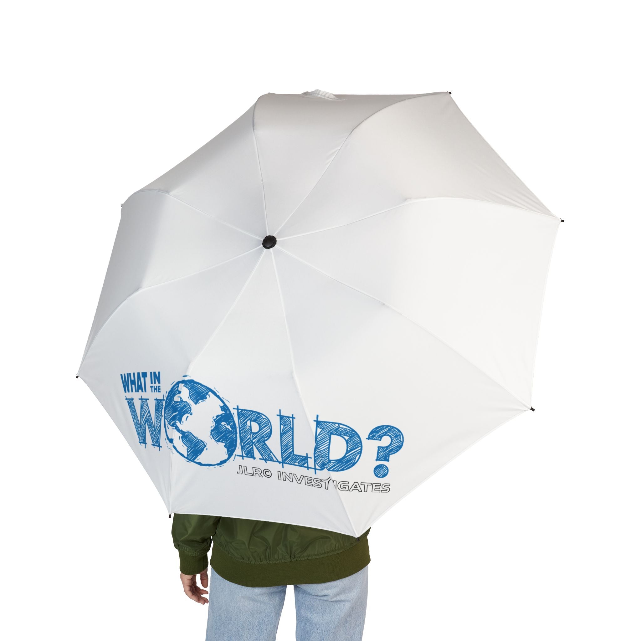 What In The World? JLR© Investigates Semi-Automatic Foldable Umbrella
