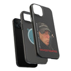 Phone Case — 'JLR© Investigates' Magnetic Impact-Resistant Case with Jonathan Lee Riches Portrait