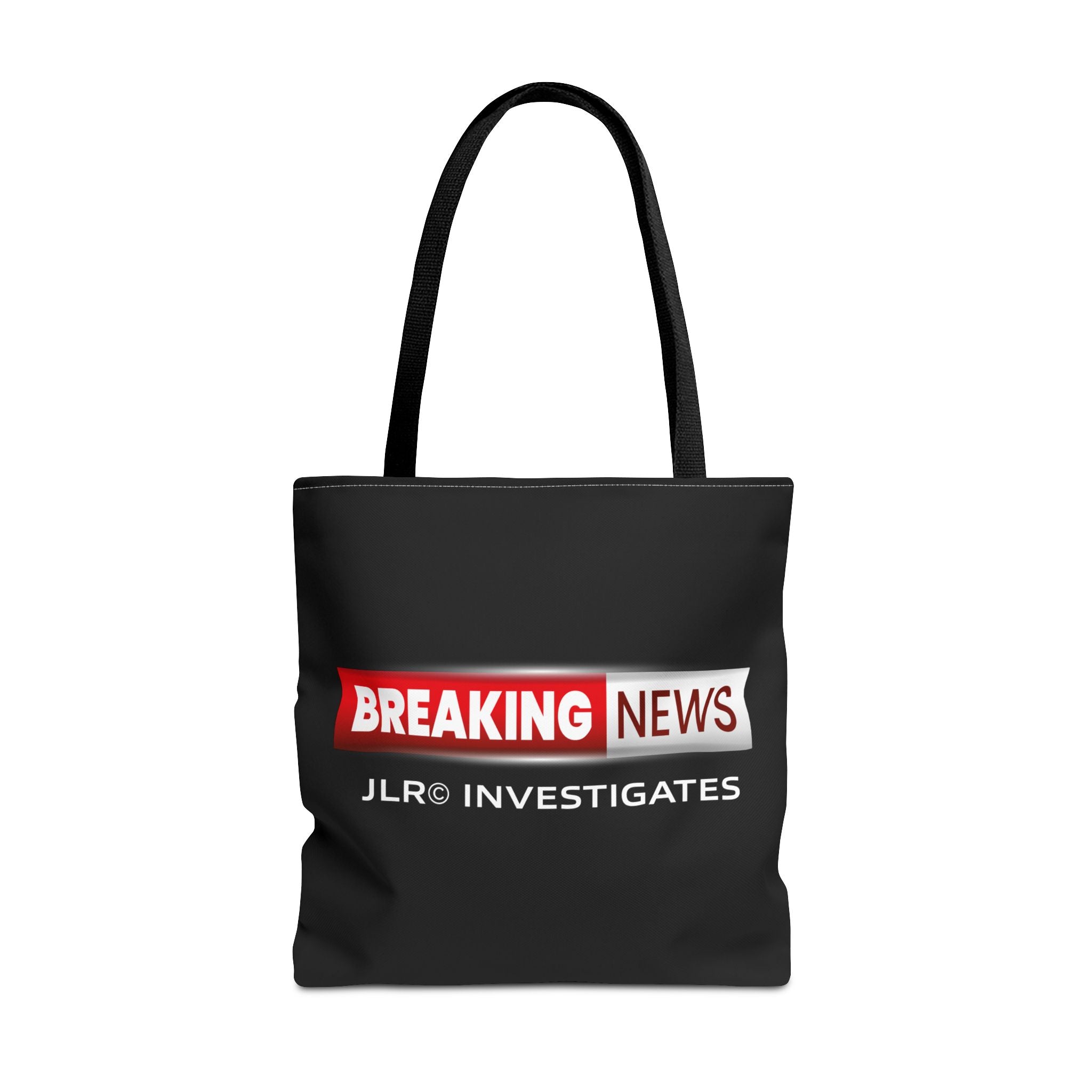 Breaking News Tote Bag — JLR© Investigates Logo Tote