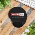 Breaking News Mouse Pad with Wrist Rest — JLR© Investigates Desk Pad