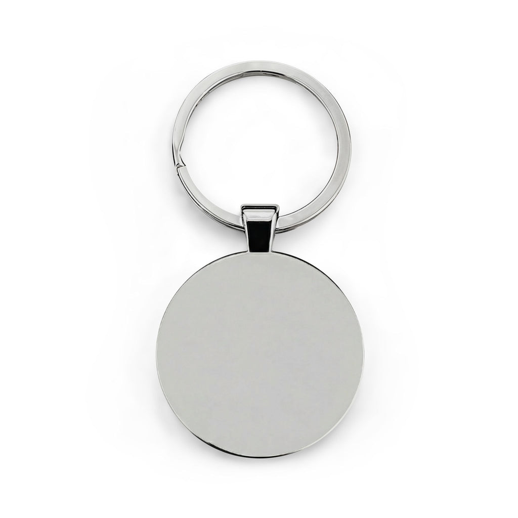 back side of Whackadoodle Wednesday stainless steel key chain