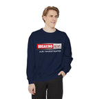 Sweatshirt — "BREAKING NEWS" JLR© Investigates Graphic Crewneck