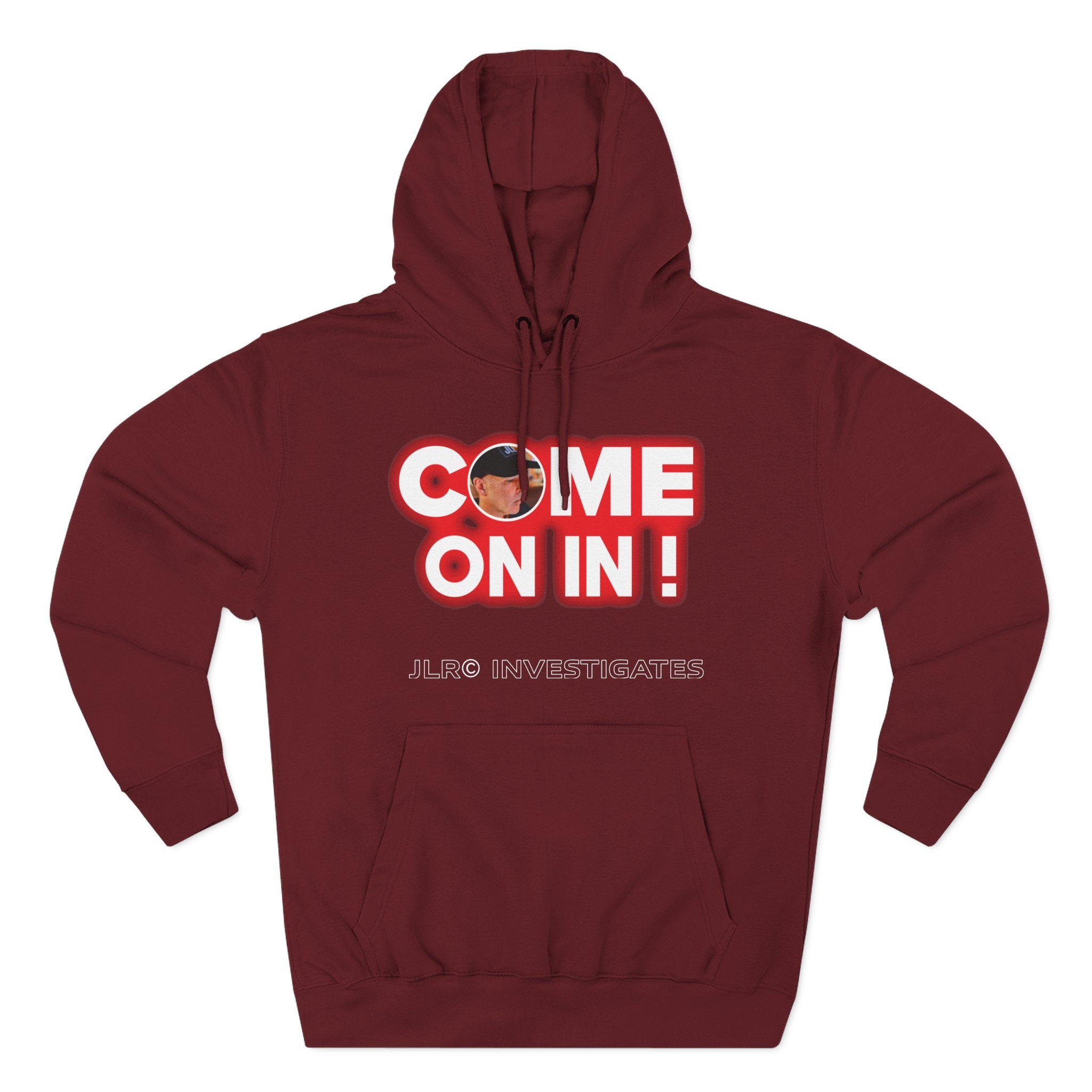 Come On In! JLR© Investigates Three-Panel Fleece Hoodie