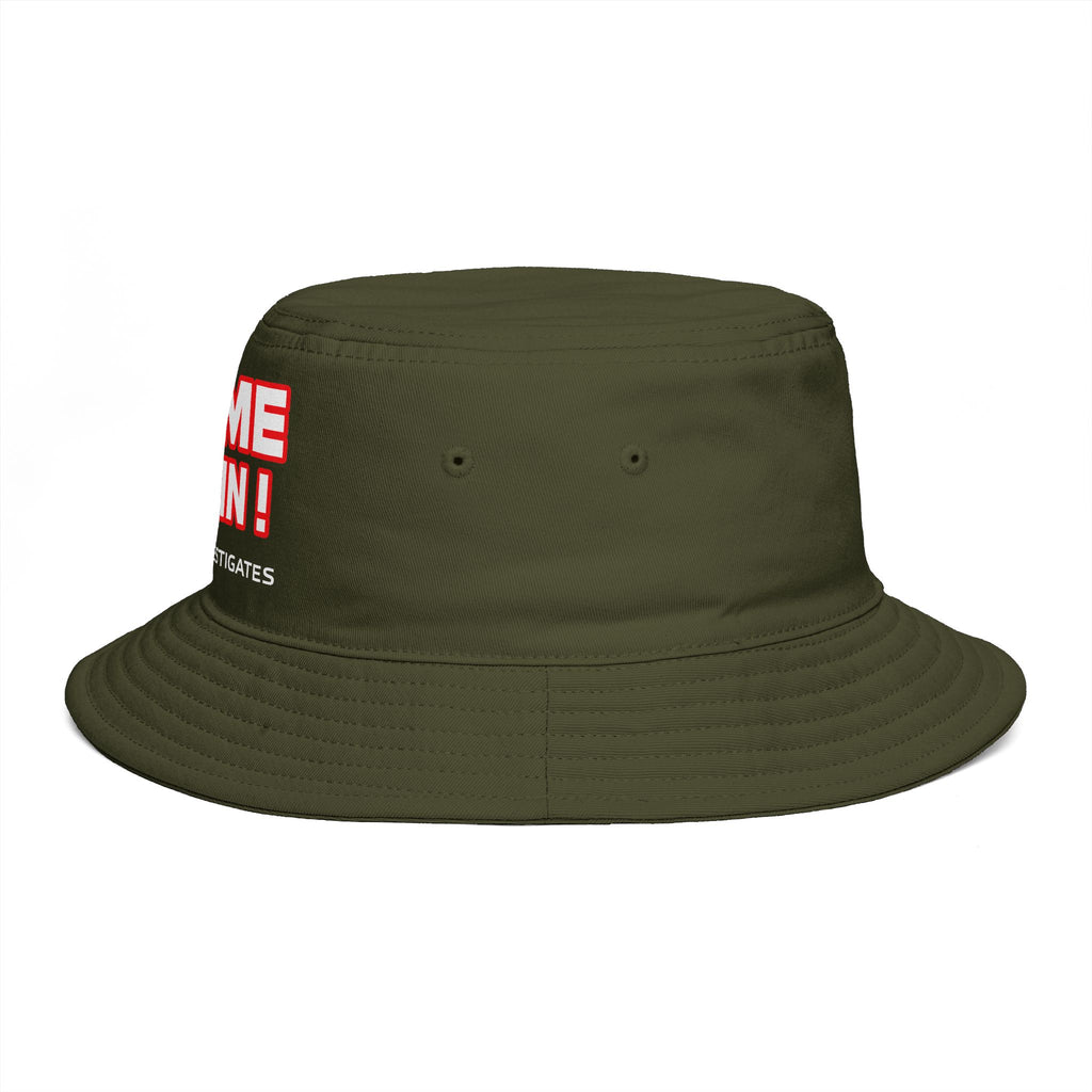 Bucket Hat — "COME ON IN! JLR© Investigates" Retro Investigative Logo