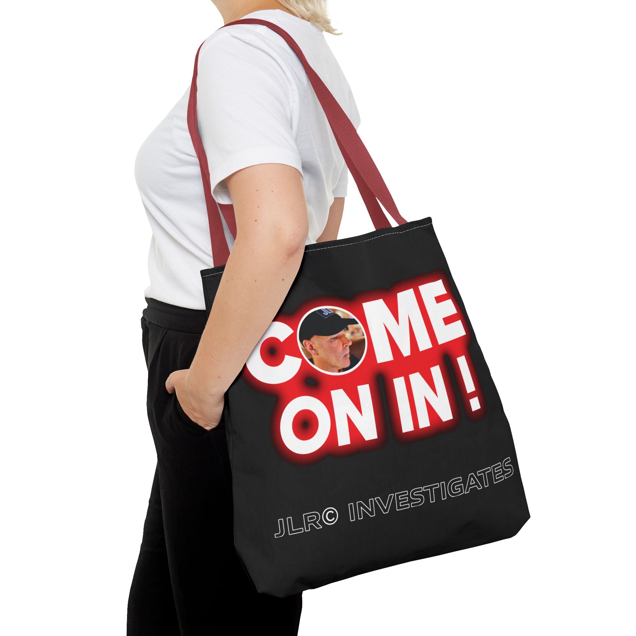 Come On In! Tote Bag — JLR© Investigates
