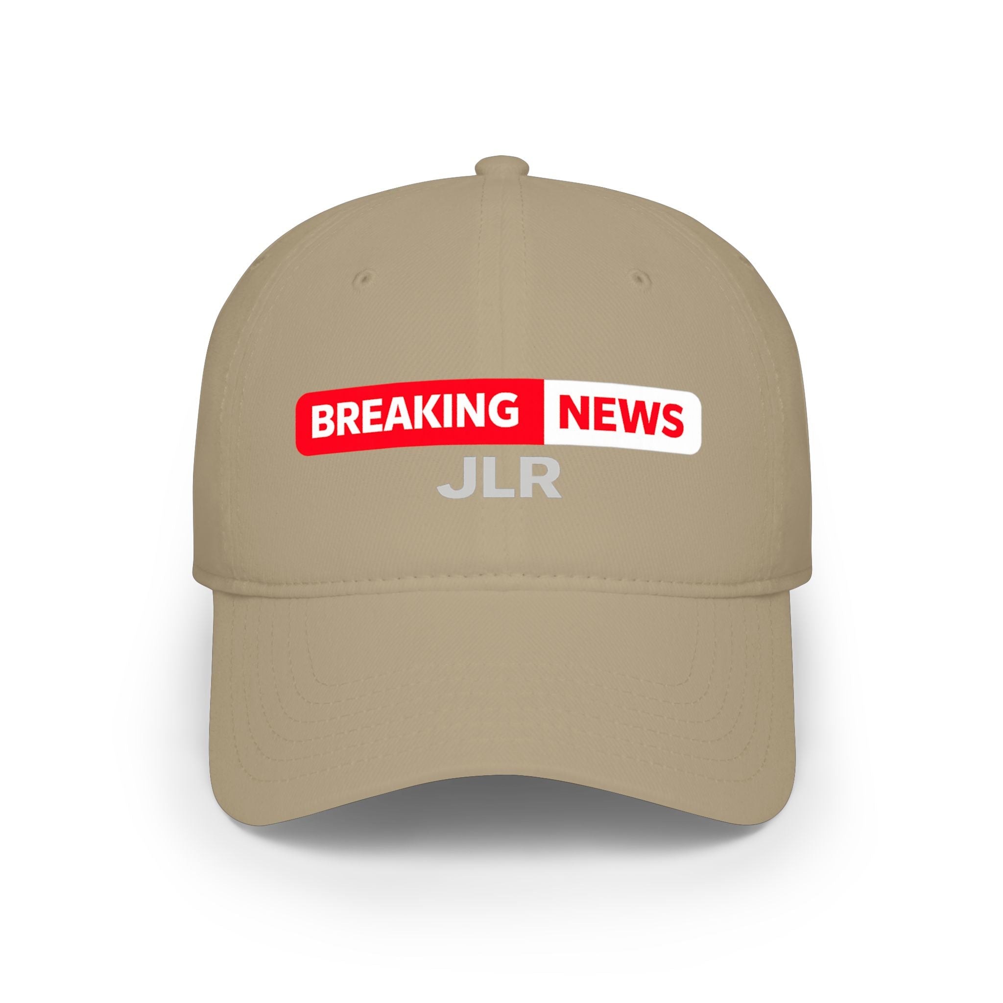 Breaking News! JLR© Investigates Baseball Hat in khaki — front view