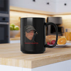 Investigation Podcast Mug — "Investigates" Photo Ceramic Coffee Cup