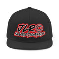 Snapback Hat — "JLR© Investigates" Logo Streetwear Cap