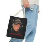 Jonathan Lee Riches Investigates Tote Bag — Investigative Podcast Host Photo Tote