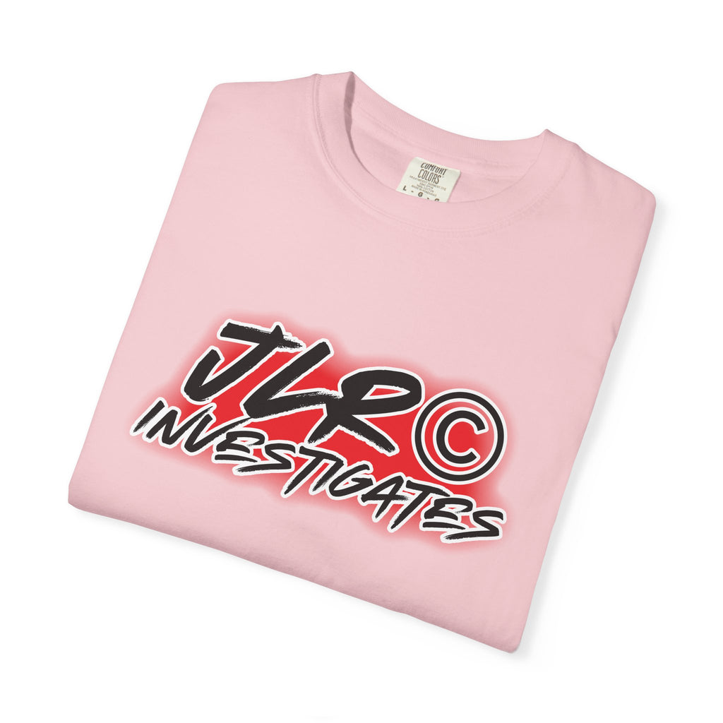 JLR© Investigates T-Shirt — Graphic Logo Tee