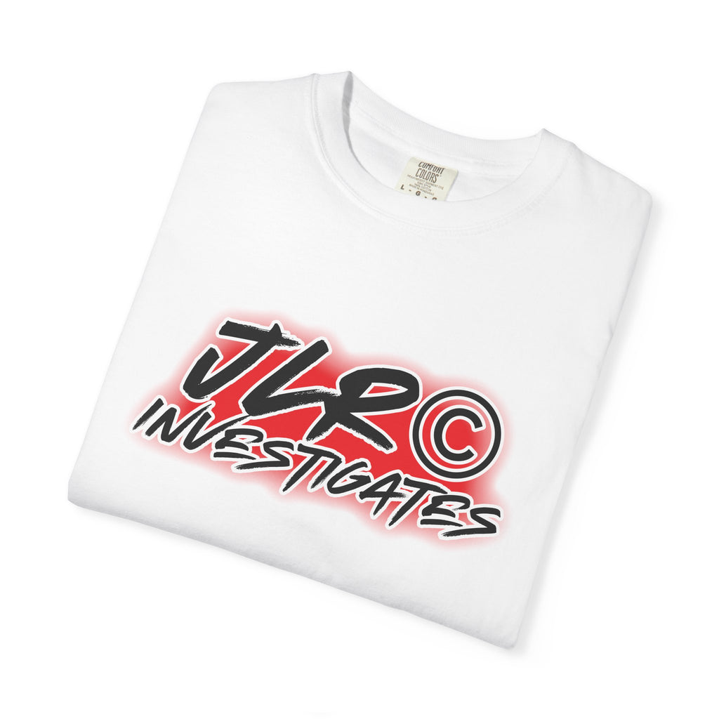 JLR© Investigates T-Shirt — Graphic Logo Tee