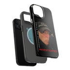 Phone Case — 'JLR© Investigates' Magnetic Impact-Resistant Case with Jonathan Lee Riches Portrait