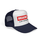 Trucker Cap — "Breaking News: JLR© Investigates Retro Mesh Hat