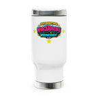 Just Another Whackadoodle Wednesday thermos — bold JLR Investigates branded tumbler — JLR Investigates
