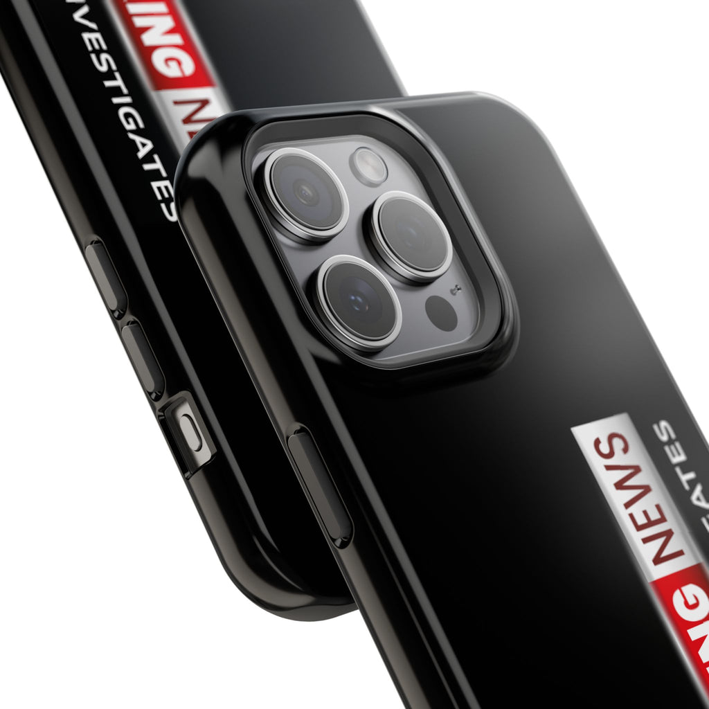 Phone Case — "BREAKING NEWS JLR© Investigates" Magnetic Impact-Resistant Protective Case