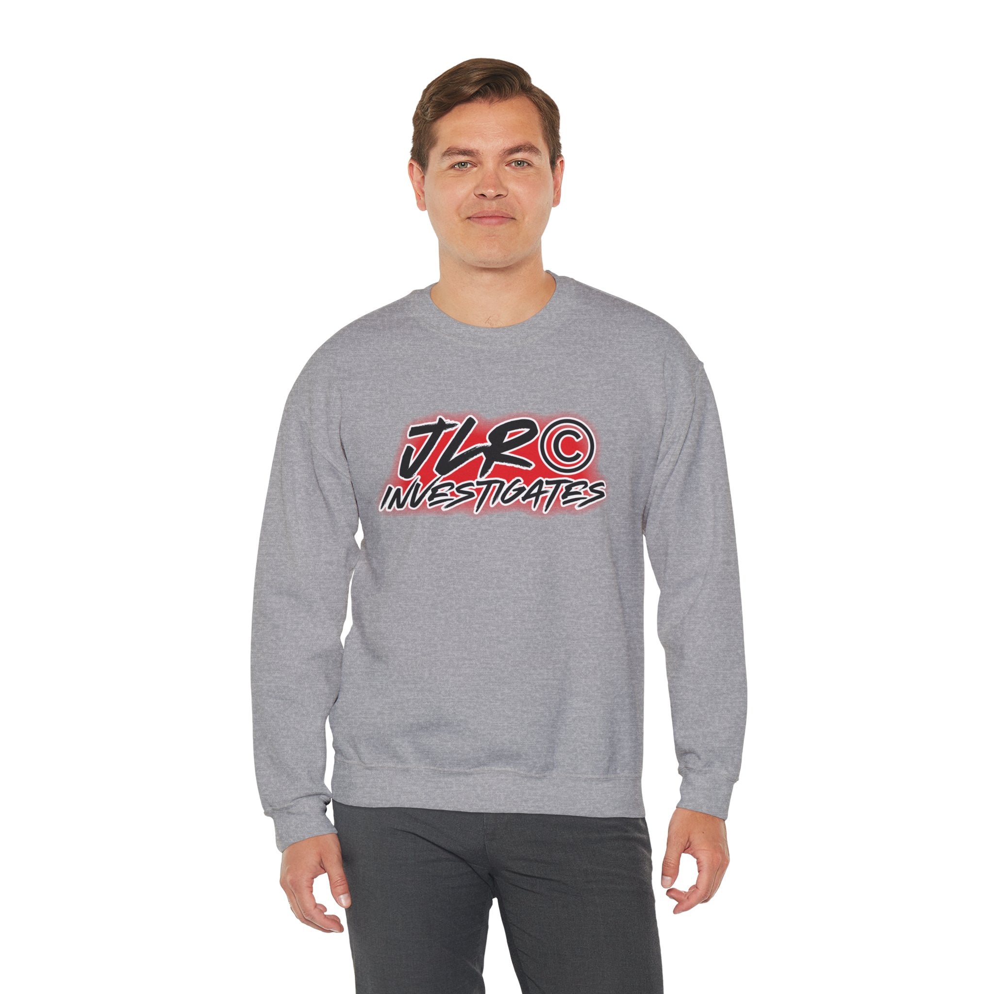 Crewneck Sweatshirt — JLR© Investigates Logo Pullover