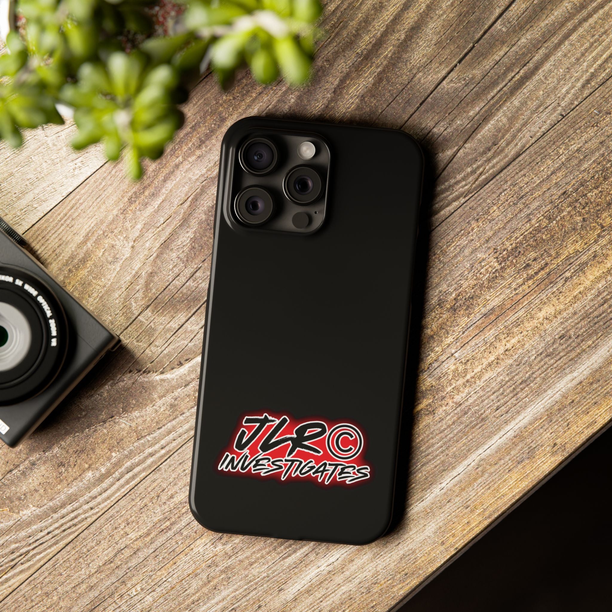 Slim Phone Case — JLR© Investigates Logo Protective Cover