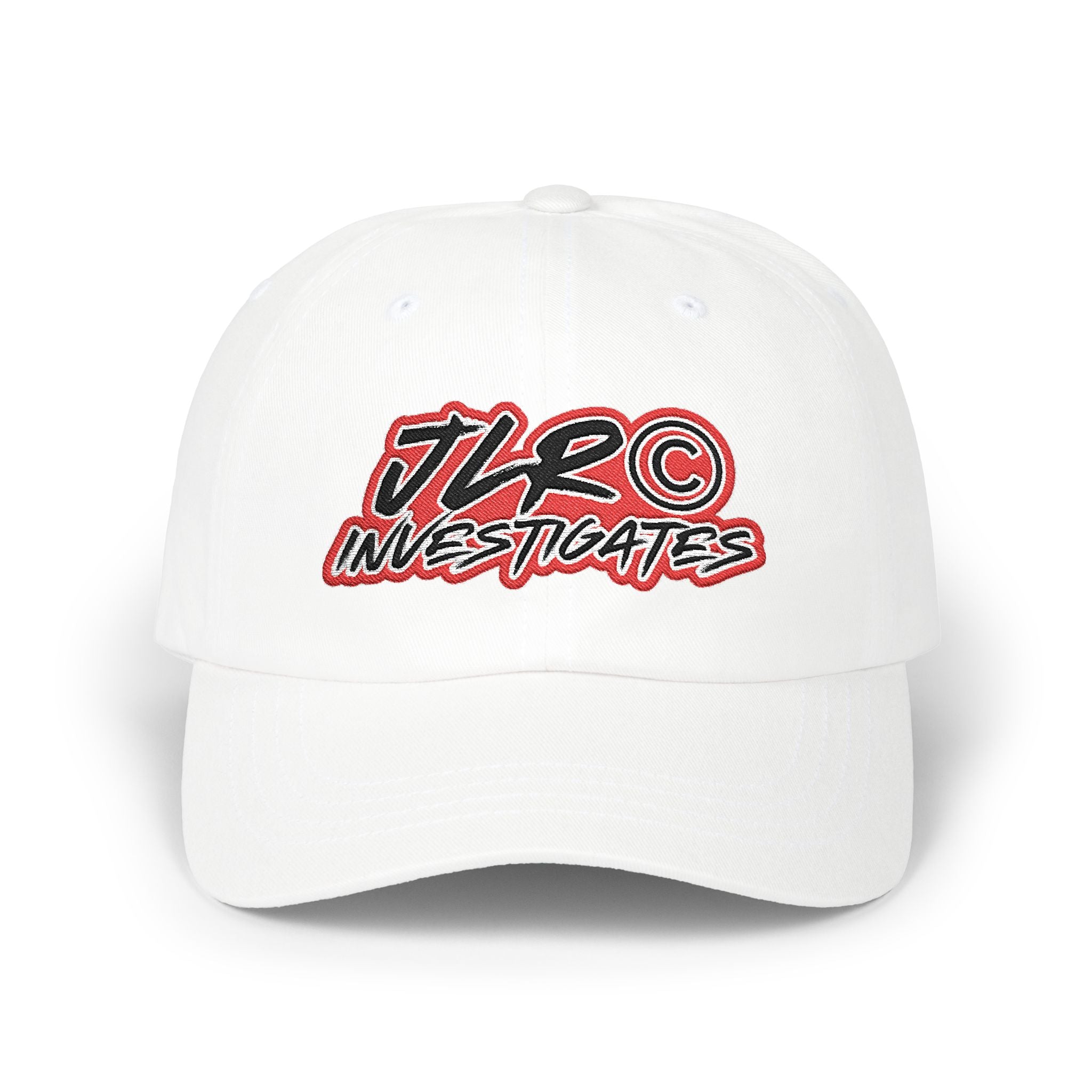 Dad Cap — JLR© Investigates Embroidered Logo Hat