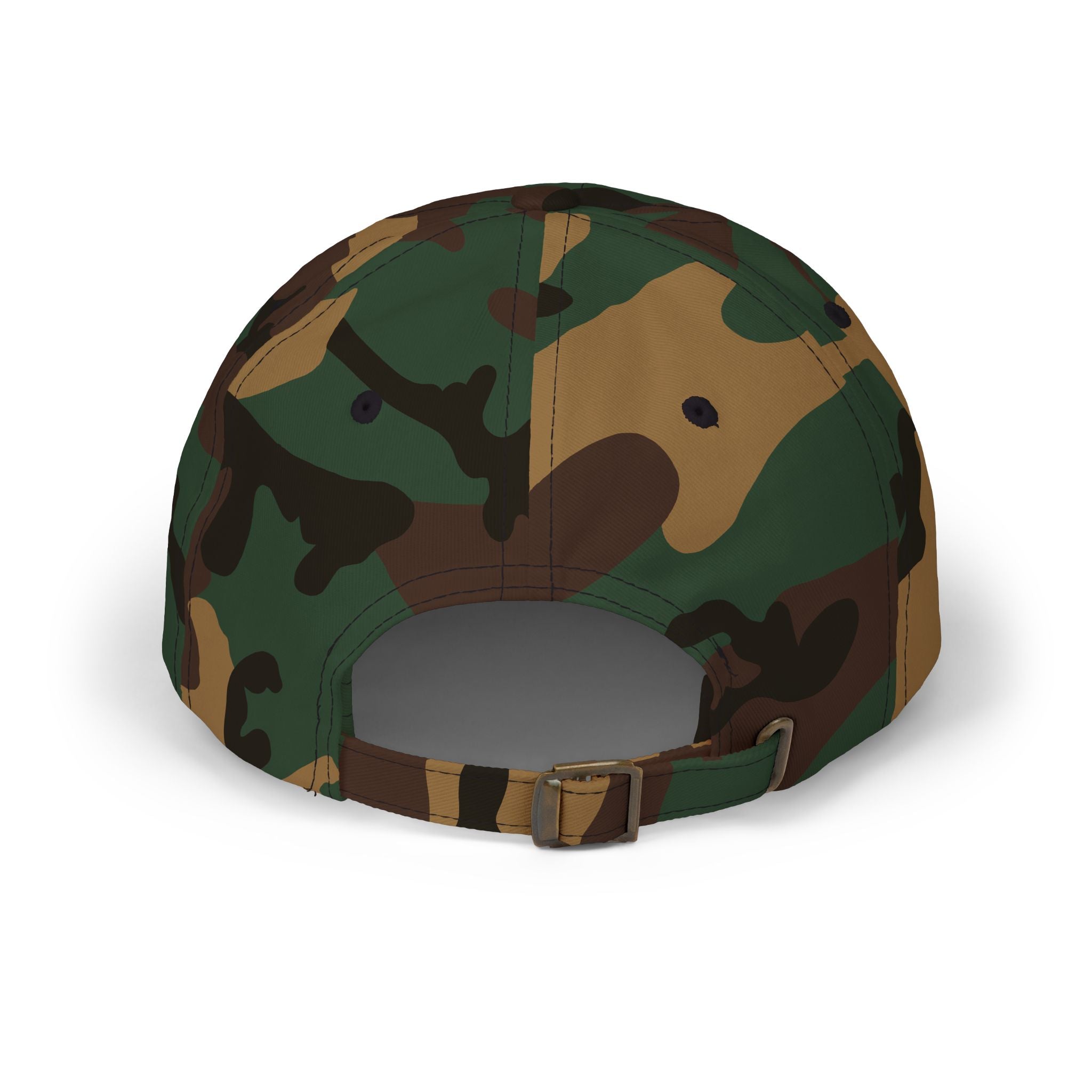 Camouflage Dad Cap — “COME ON IN!” JLR© Investigates Embroidered Hat
