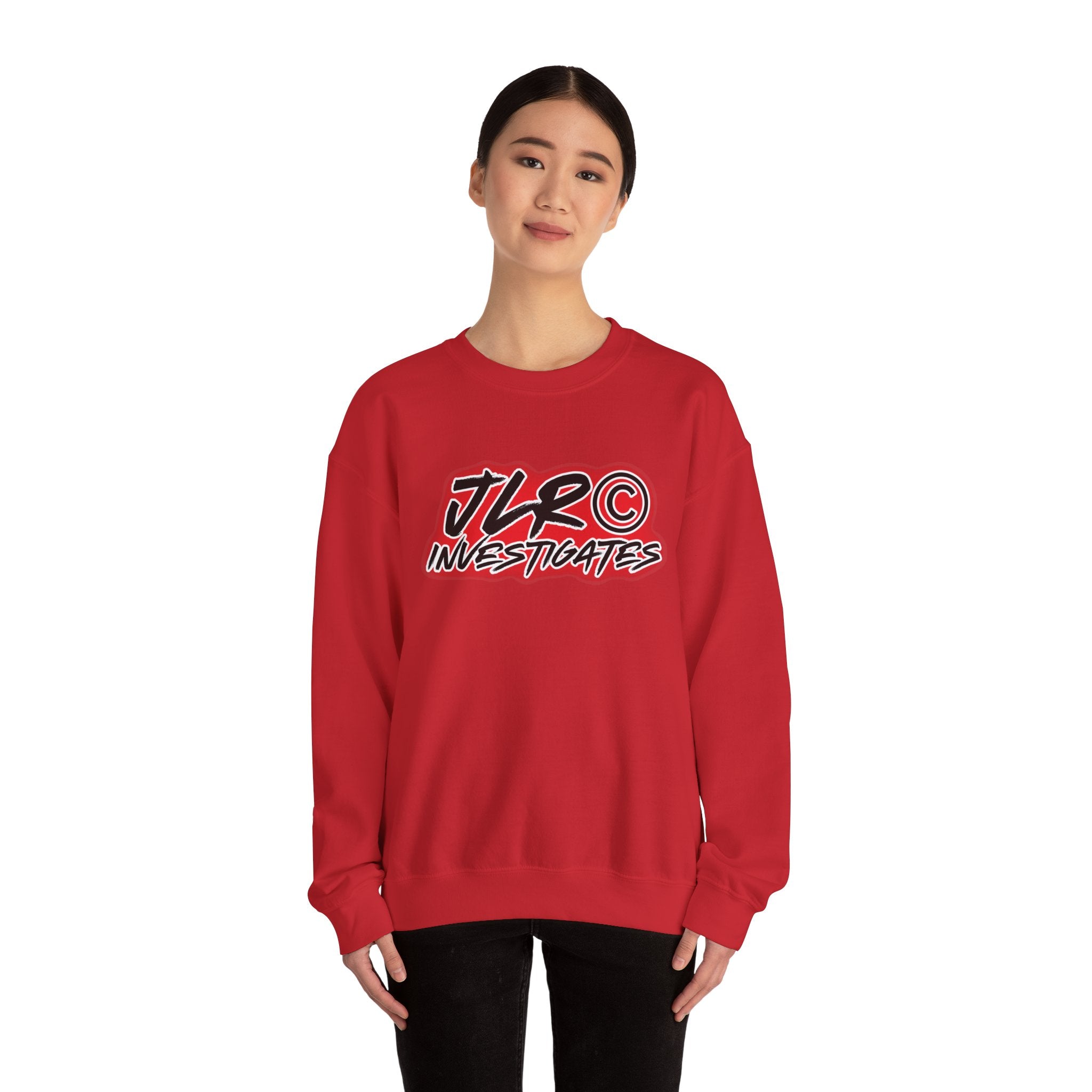Crewneck Sweatshirt — JLR© Investigates Logo Pullover