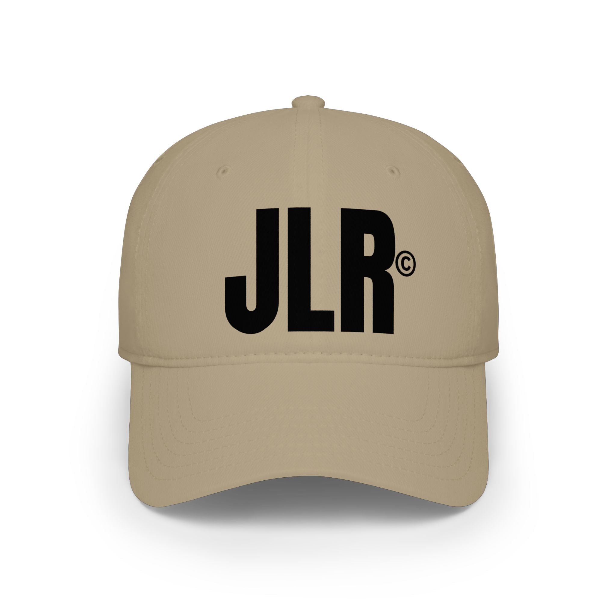 JLR© Initials baseball cap — khaki color - clean branded investigative cap — JLR Investigates

