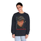 Investigates Long Sleeve Tee — Jonathan Lee Riches Investigator Portrait