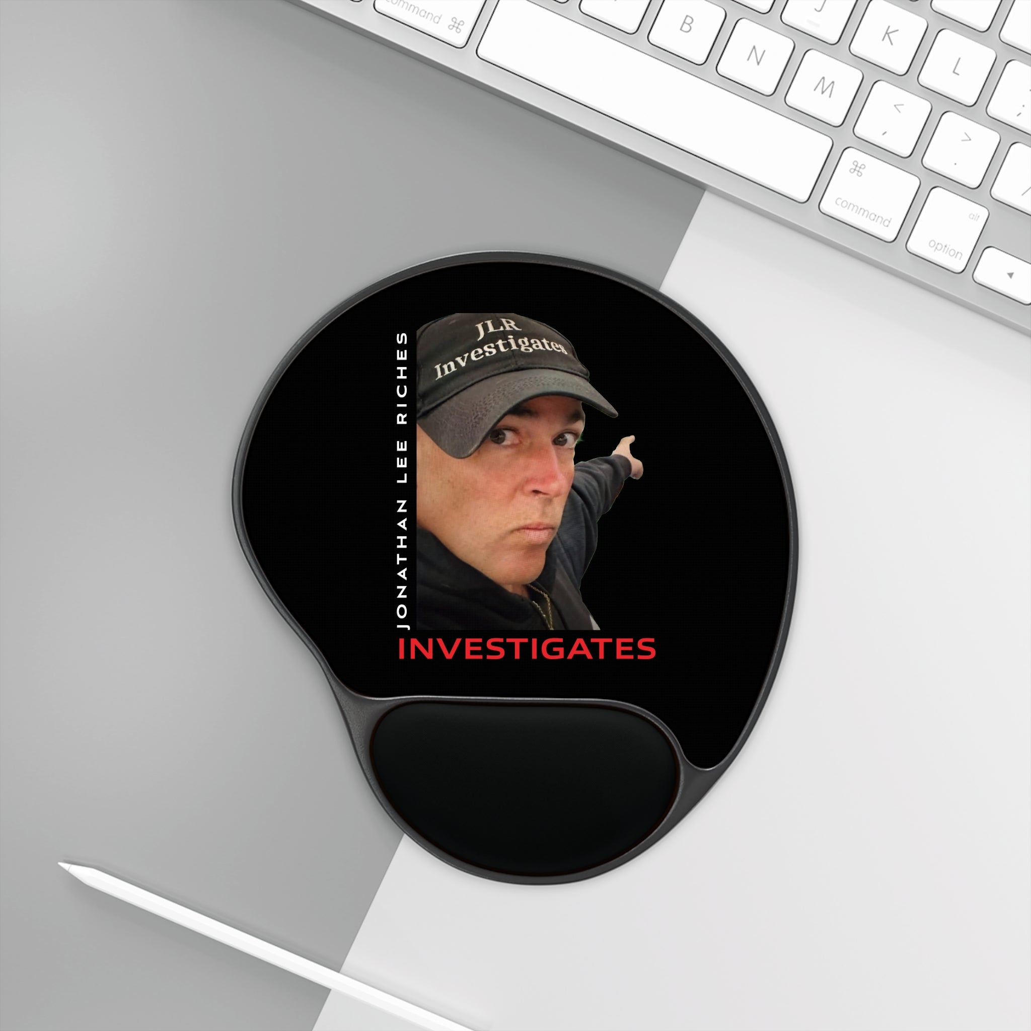 Investigates Mouse Pad with Wrist Rest — Jonathan Lee Riches Design