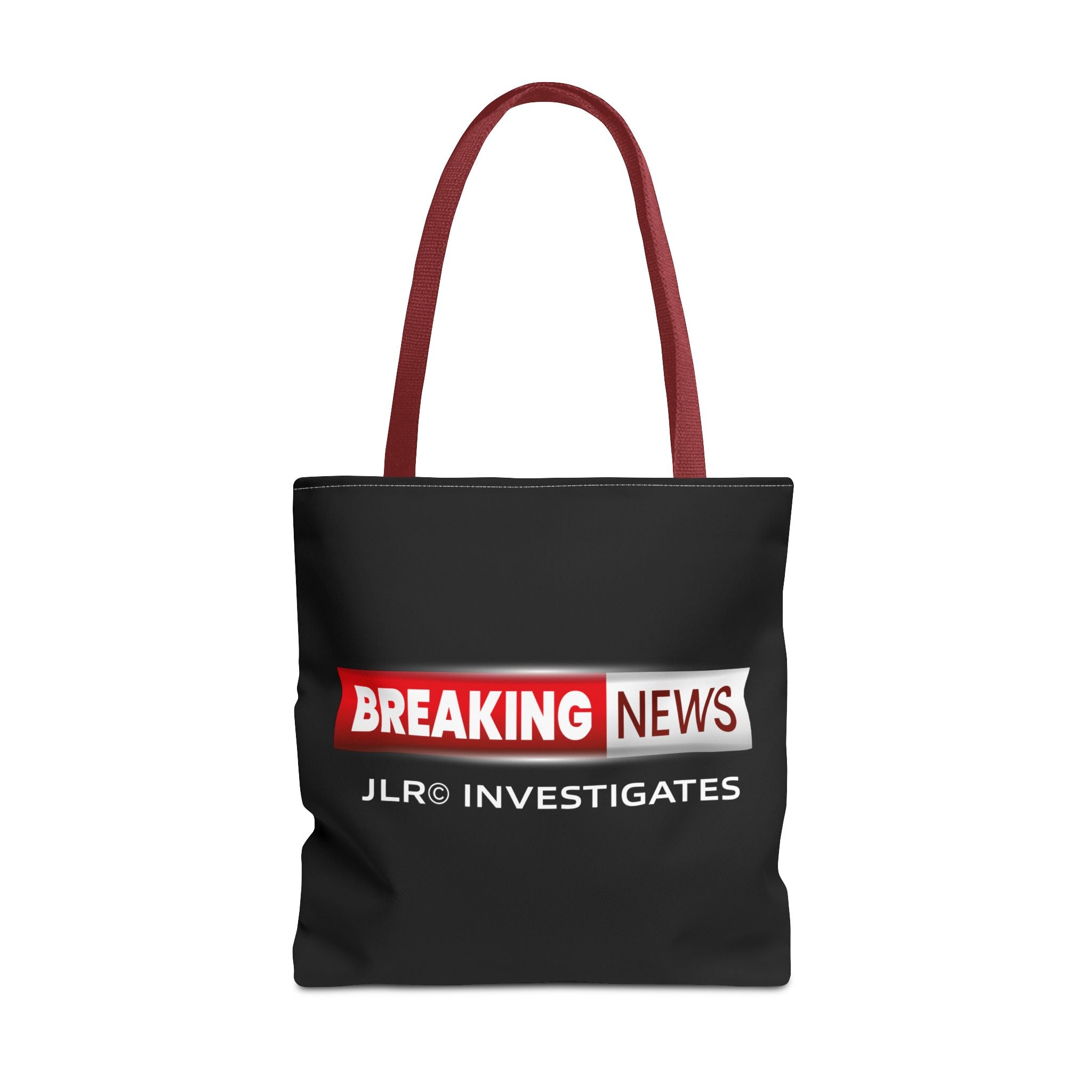 Breaking News Tote Bag — JLR© Investigates Logo Tote
