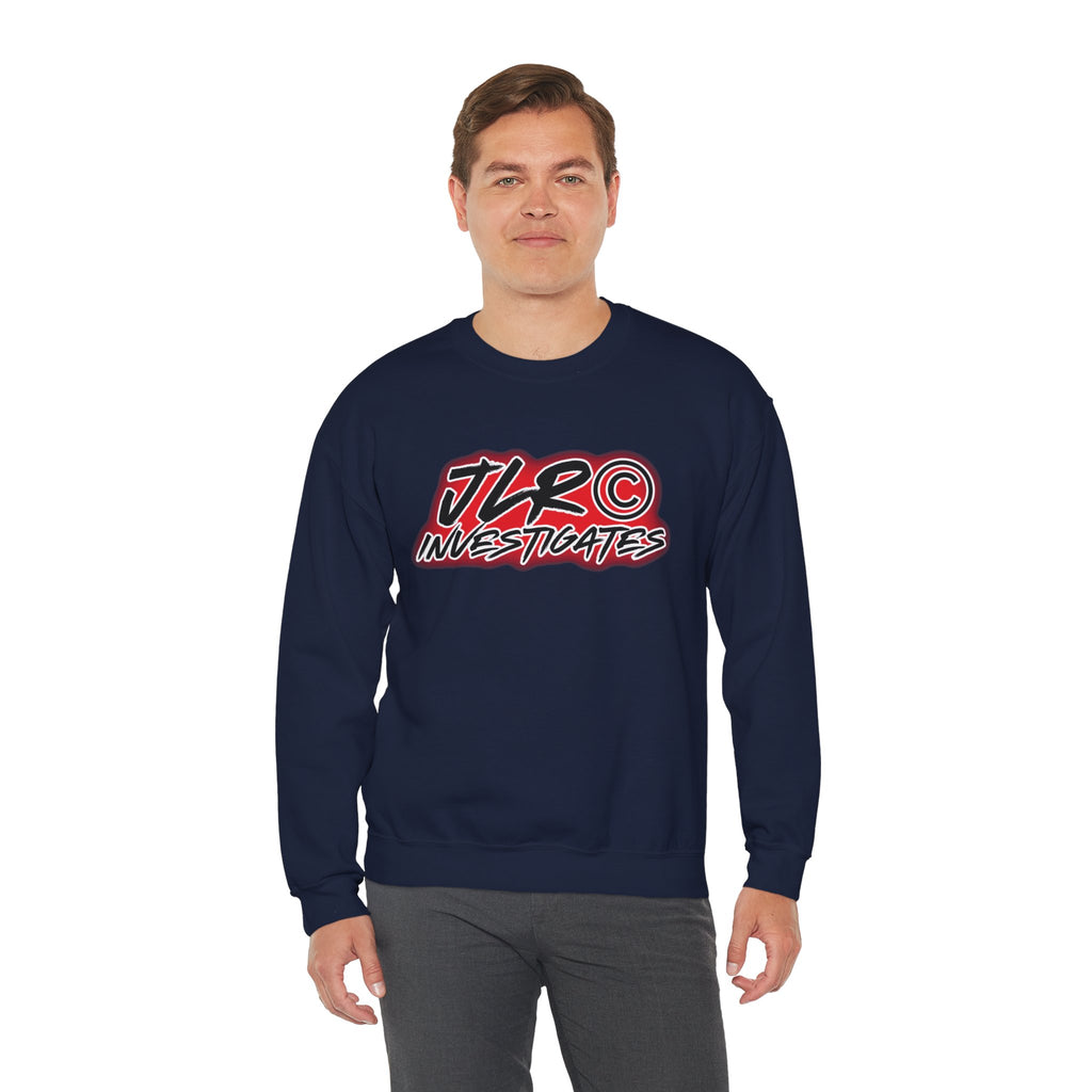 Crewneck Sweatshirt — JLR© Investigates Logo Pullover