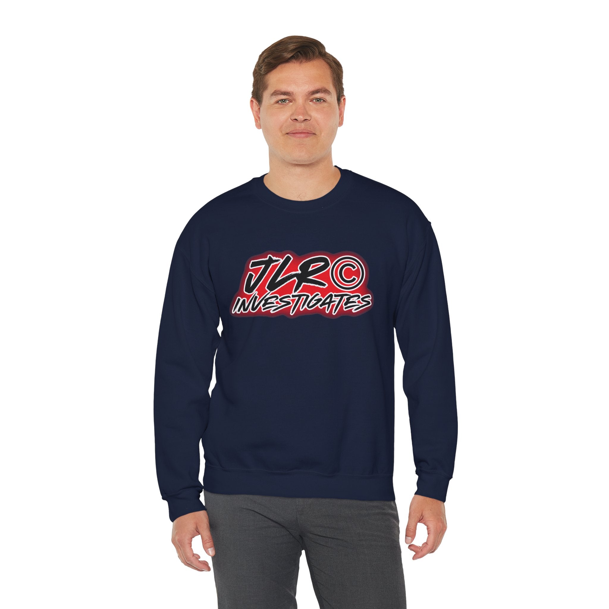 Crewneck Sweatshirt — JLR© Investigates Logo Pullover