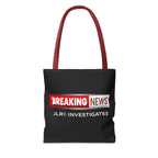 Breaking News Tote Bag — JLR© Investigates Logo Tote