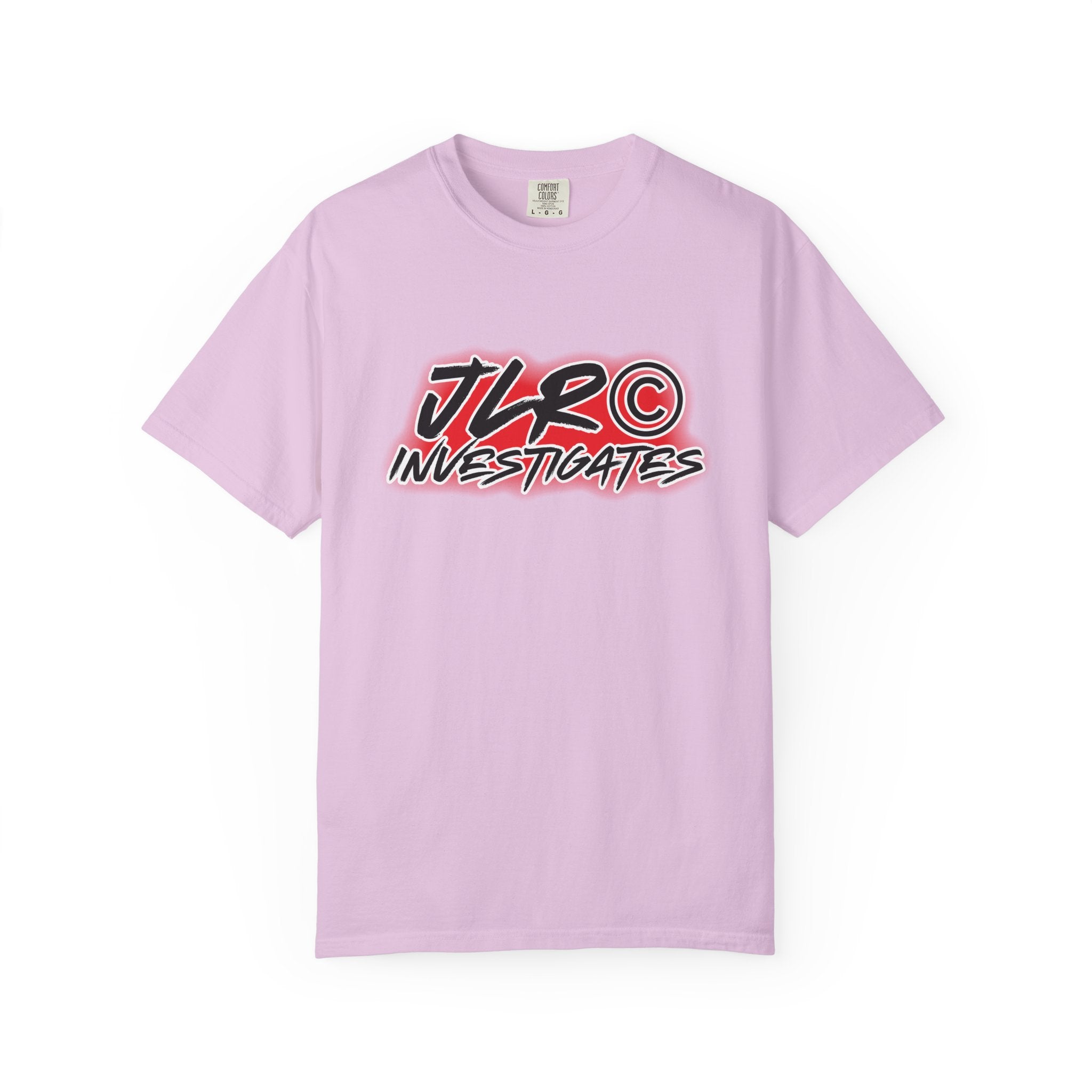 JLR© Investigates T-Shirt — Graphic Logo Tee