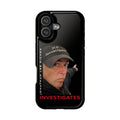 Phone Case — 'JLR© Investigates' Magnetic Impact-Resistant Case with Jonathan Lee Riches Portrait