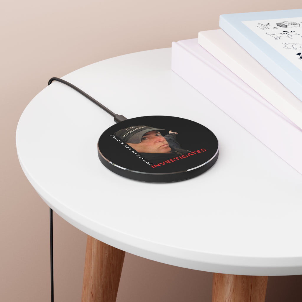 Wireless Charger — 'Jonathan Lee Riches Investigates' Phone Charging Pad