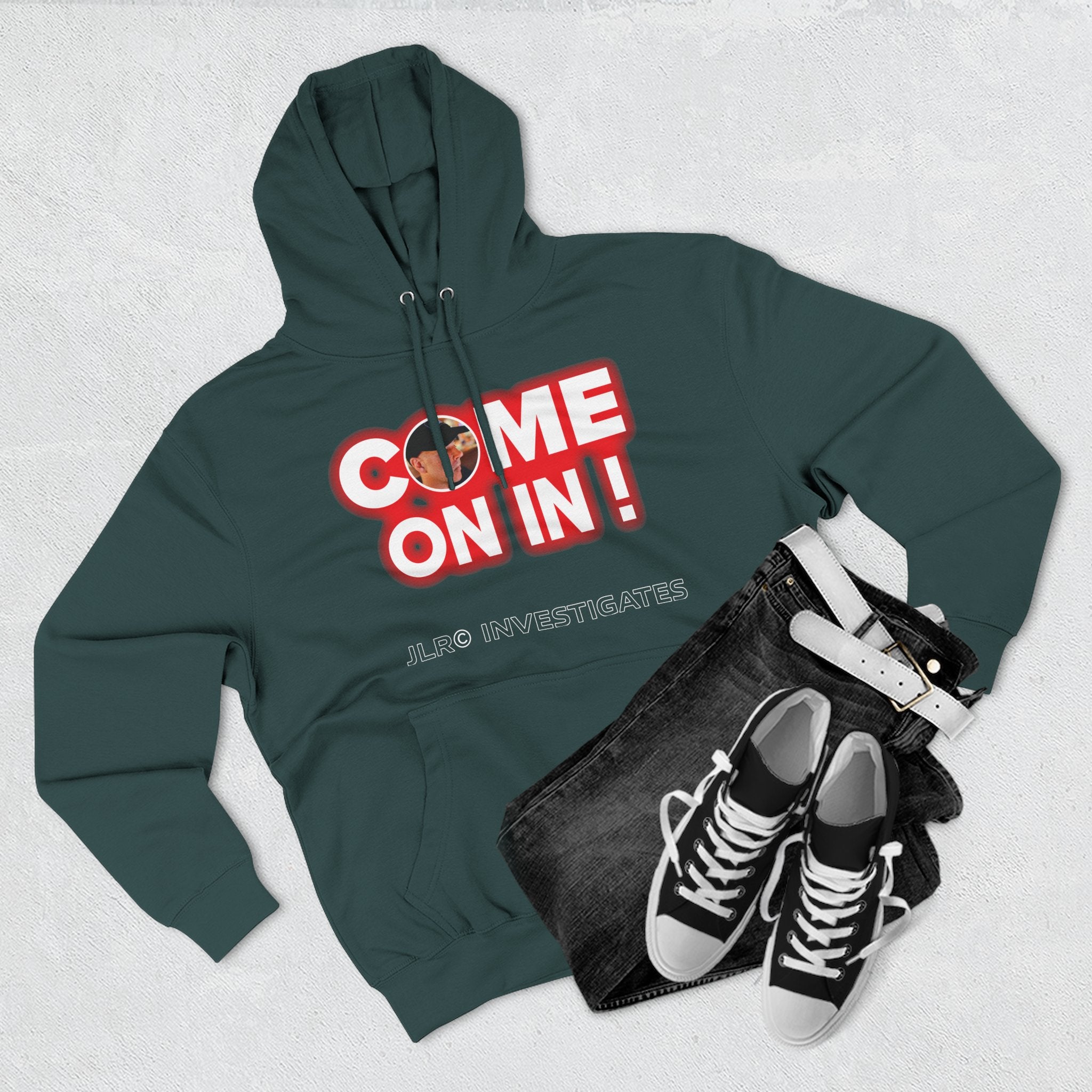 Come On In! JLR© Investigates Three-Panel Fleece Hoodie