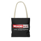 Breaking News Tote Bag — JLR© Investigates Logo Tote