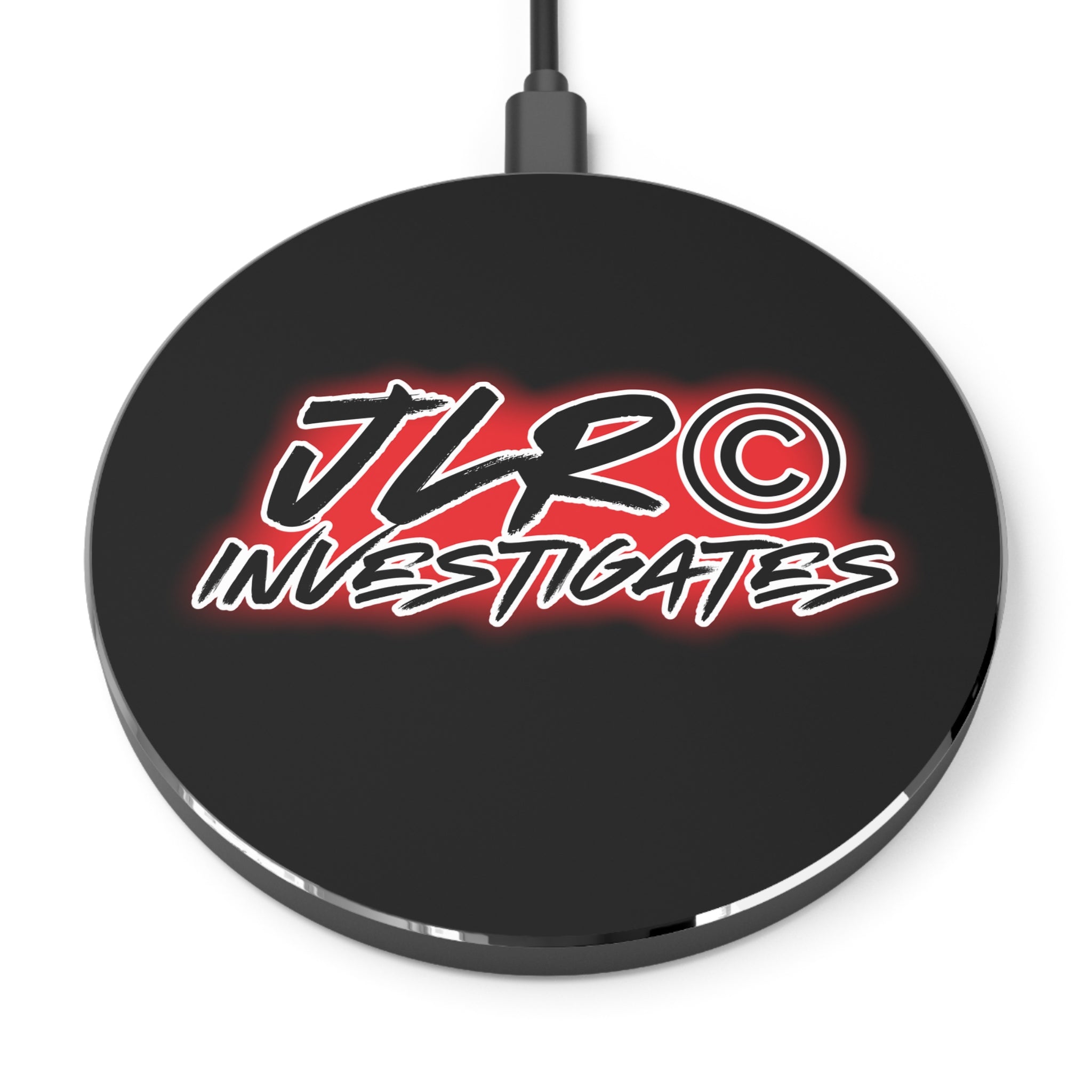 Wireless Charger — JLR© Investigates Logo Fast Wireless Charging Pad