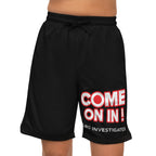 Come On In! JLR© Investigates Basketball Rib Shorts (AOP)
