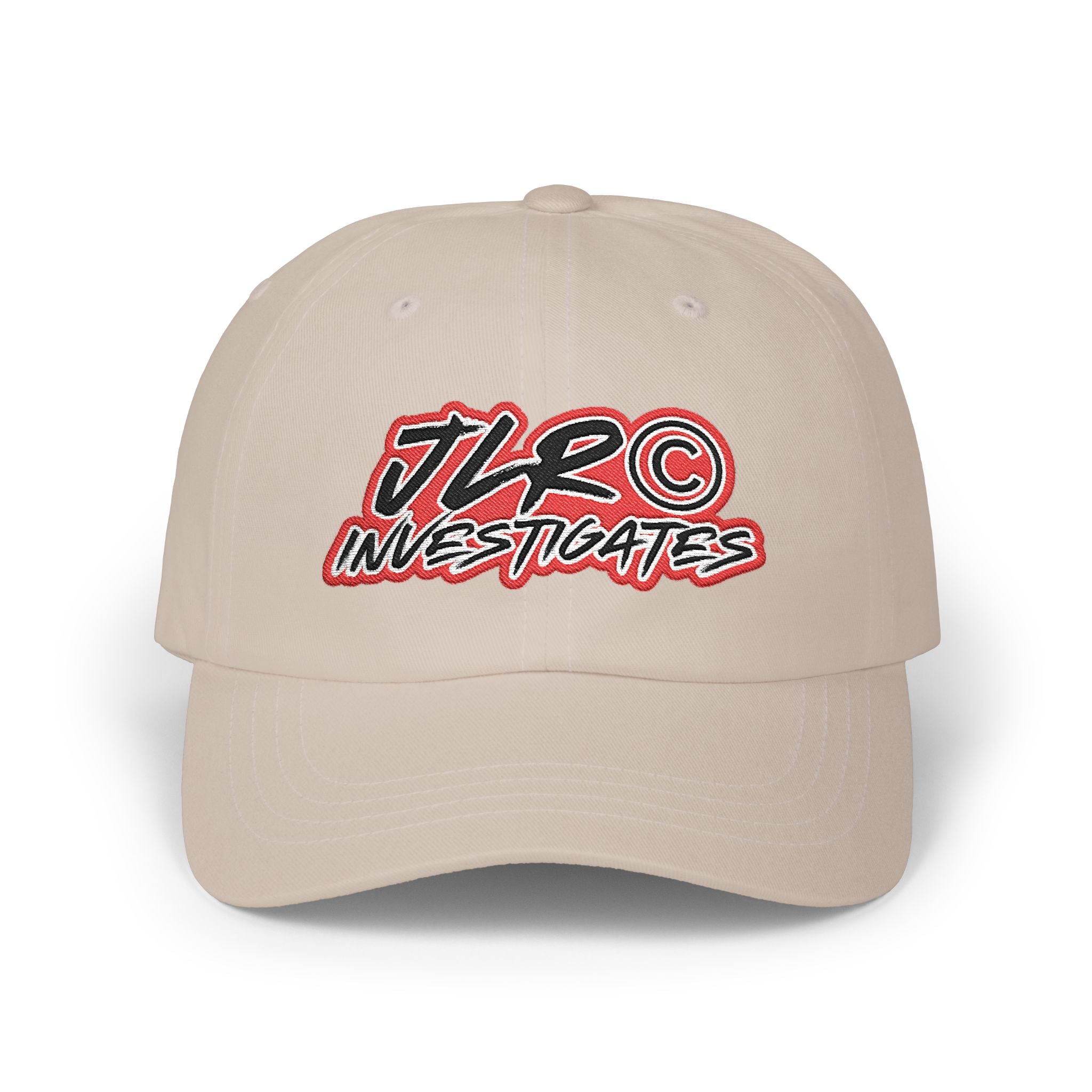 Dad Cap — JLR© Investigates Embroidered Logo Hat