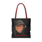 Jonathan Lee Riches Investigates Tote Bag — Investigative Podcast Host Photo Tote