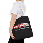 Breaking News Tote Bag — JLR© Investigates Logo Tote