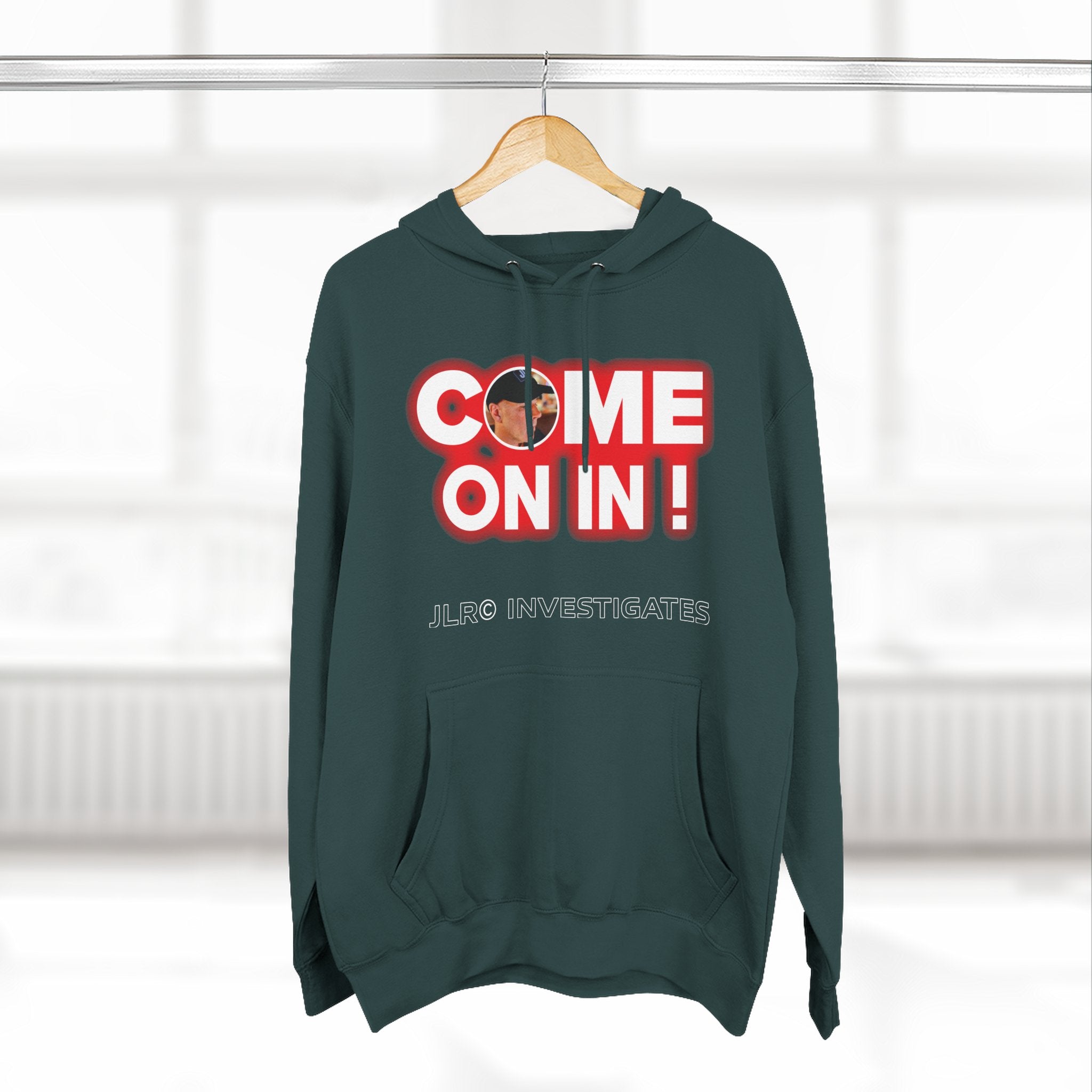 Come On In! JLR© Investigates Three-Panel Fleece Hoodie