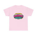 Pink Whackadoodle Wednesday graphic t-shirt — JLR Investigates unisex bold retro tee