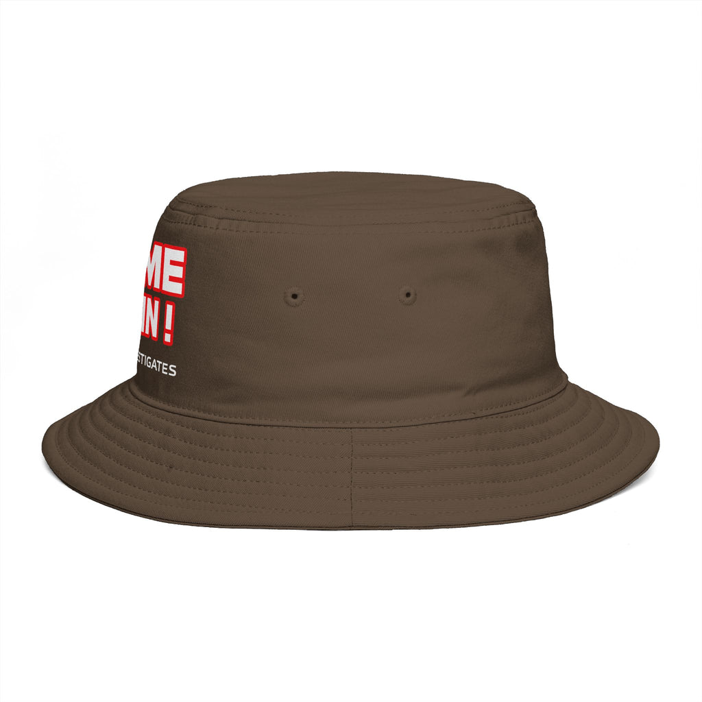 Bucket Hat — "COME ON IN! JLR© Investigates" Retro Investigative Logo