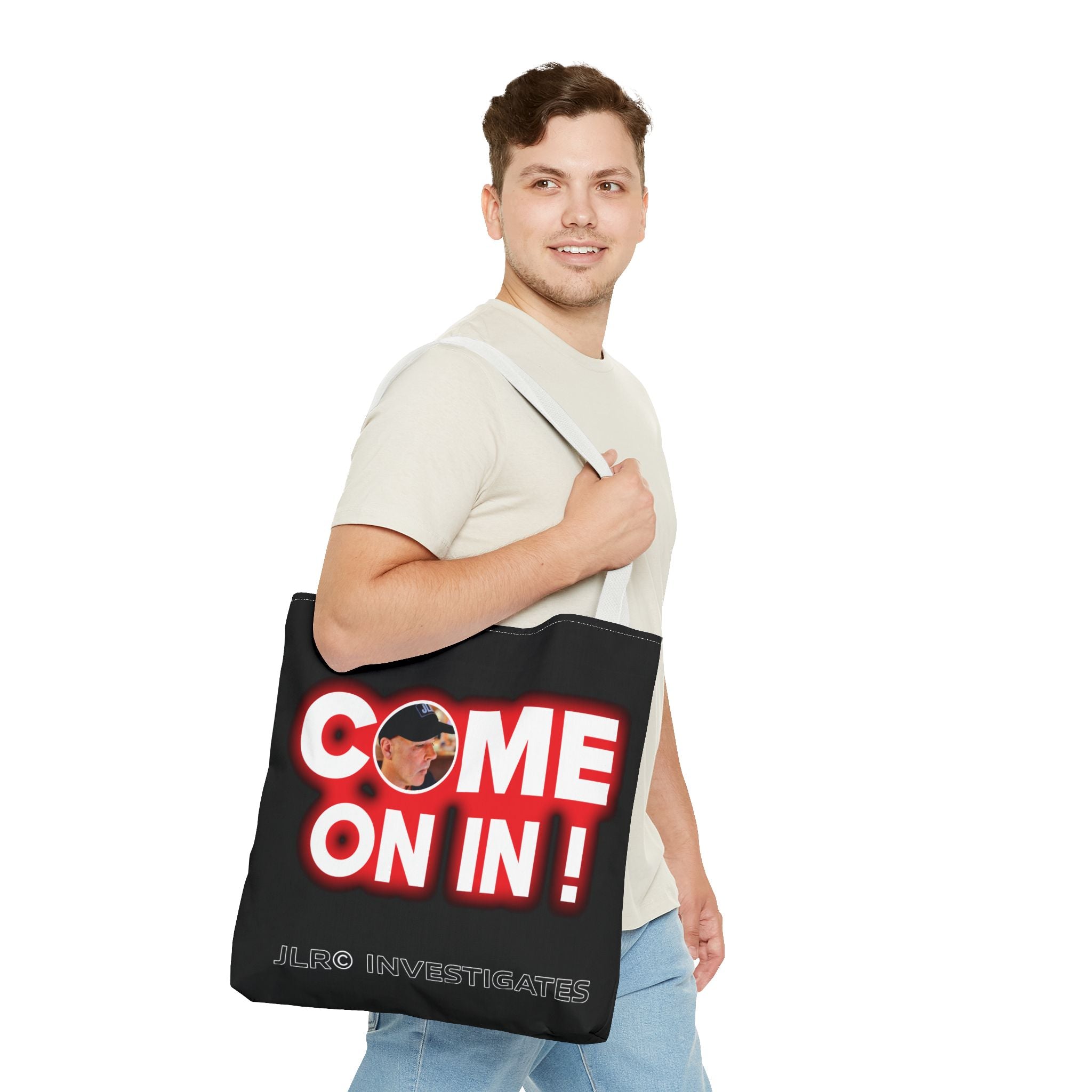 Come On In! Tote Bag — JLR© Investigates